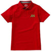 Branded Promotional HACKER SHORT SLEEVE POLO in Red Polo Shirt From Concept Incentives.