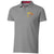 Branded Promotional HACKER SHORT SLEEVE POLO in Grey-red Polo Shirt From Concept Incentives.