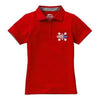 Branded Promotional HACKER SHORT SLEEVE LADIES POLO in Red Polo Shirt From Concept Incentives.