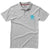 Branded Promotional ADVANTAGE SHORT SLEEVE MENS POLO in Grey Melange Polo Shirt From Concept Incentives.