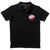 Branded Promotional ADVANTAGE SHORT SLEEVE MENS POLO in Black Solid Polo Shirt From Concept Incentives.