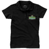 Branded Promotional LET SHORT SLEEVE LADIES JERSEY POLO in Black Solid Polo Shirt From Concept Incentives.