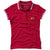 Branded Promotional DEUCE SHORT SLEEVE LADIES POLO with Tipping in Red Polo Shirt From Concept Incentives.