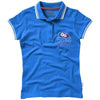 Branded Promotional DEUCE SHORT SLEEVE LADIES POLO with Tipping in Light Blue Polo Shirt From Concept Incentives.