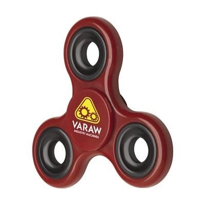 Branded Promotional FIDGETHANDSPINNER in Red Fidget Spinner From Concept Incentives.