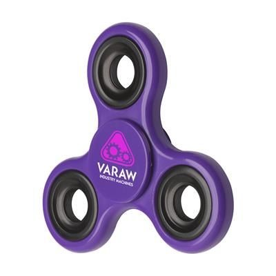 Branded Promotional FIDGETHANDSPINNER in Purple Fidget Spinner From Concept Incentives.