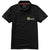 Branded Promotional GAME SHORT SLEEVE MENS COOL FIT POLO in Black Solid Polo Shirt From Concept Incentives.