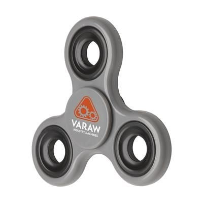 Branded Promotional FIDGETHANDSPINNER in Grey Fidget Spinner From Concept Incentives.