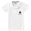 Branded Promotional GAME SHORT SLEEVE LADIES COOL FIT POLO in White Solid Polo Shirt From Concept Incentives.