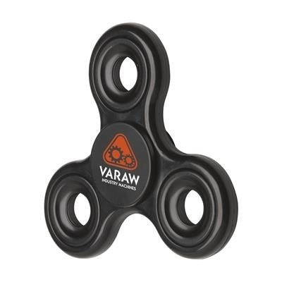 Branded Promotional FIDGETHANDSPINNER in Black Fidget Spinner From Concept Incentives.
