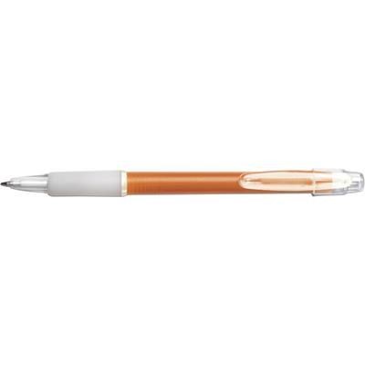 Branded Promotional CARMEN BALL PEN in Orange Pen From Concept Incentives.