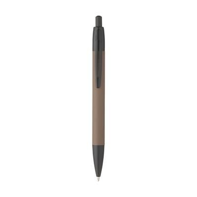 Branded Promotional BRUSH PEN in Brown Pen From Concept Incentives.