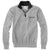 Branded Promotional SET QUARTER ZIP PULLOVER in Grey Jumper From Concept Incentives.