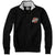 Branded Promotional SET QUARTER ZIP PULLOVER in Black Solid Jumper From Concept Incentives.