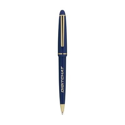 Branded Promotional NOSTALGIE ONE BALL PEN in Blue Pen From Concept Incentives.