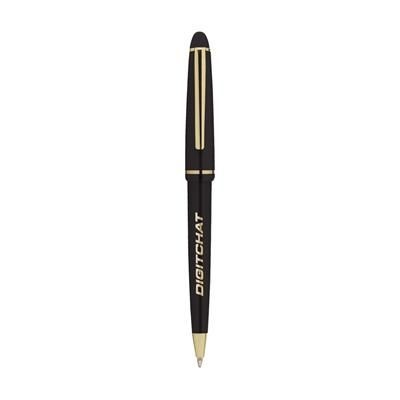 Branded Promotional NOSTALGIE ONE BALL PEN in Black Pen From Concept Incentives.