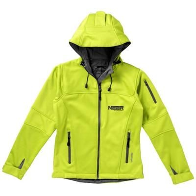 Branded Promotional MATCH LADIES SOFTSHELL JACKET in Mid Green Jacket From Concept Incentives.