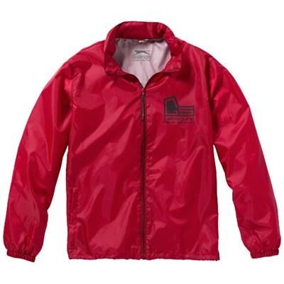 Branded Promotional ACTION JACKET in Red Jacket From Concept Incentives.