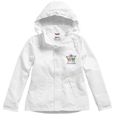 Branded Promotional TOP SPIN JACKET in White Solid Jacket From Concept Incentives.