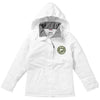 Branded Promotional UNDER SPIN LADIES THERMAL INSULATED JACKET in White Solid Jacket From Concept Incentives.