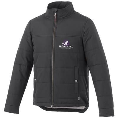 Branded Promotional BOUNCER THERMAL INSULATED JACKET in Grey Smoke Jacket From Concept Incentives.