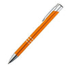 Branded Promotional ASCOT BALL PEN & TOUCH SCREEN STYLUS in Orange Pen From Concept Incentives.