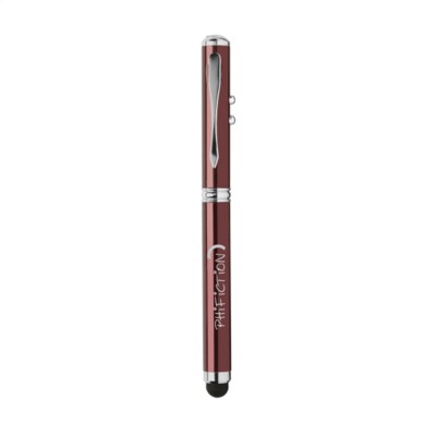 Branded Promotional MULTITOUCH 4-IN-1 PEN in Red Pen From Concept Incentives.