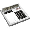 Branded Promotional CRISMA OWN DESIGN CALCULATOR with Insert in White Calculator From Concept Incentives.