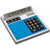 Branded Promotional CRISMA OWN DESIGN CALCULATOR with Insert in Light Blue Calculator From Concept Incentives.