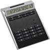 Branded Promotional CRISMA SMALL OWN DESIGN CALCULATOR with Insert in Black Calculator From Concept Incentives.