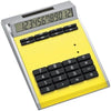 Branded Promotional CRISMA SMALL OWN DESIGN CALCULATOR with Insert in Yellow Calculator From Concept Incentives.