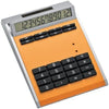 Branded Promotional CRISMA SMALL OWN DESIGN CALCULATOR with Insert in Orange Calculator From Concept Incentives.