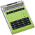 Branded Promotional CRISMA DESIGN CALCULATOR in Apple Green Calculator From Concept Incentives.