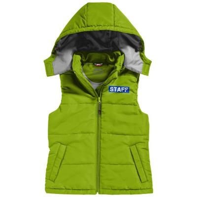 Branded Promotional GRAVEL LADIES BODYWARMER in Apple Green Bodywarmer Gilet Jacket From Concept Incentives.