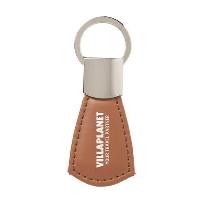 Branded Promotional SECURE KEYRING in Brown Keyring From Concept Incentives.