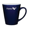 Branded Promotional DELTA CERAMIC POTTERY CUP in Blue Mug From Concept Incentives.