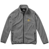 Branded Promotional DROP SHOT FULL ZIP MICRO FLEECE JACKET in Grey Fleece From Concept Incentives.