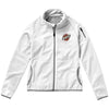 Branded Promotional DROP SHOT FULL ZIP MICRO FLEECE LADIES JACKET in White Solid Fleece From Concept Incentives.