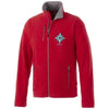 Branded Promotional PITCH MICROFLEECE JACKET in Red Jacket From Concept Incentives.