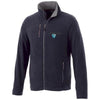 Branded Promotional PITCH MICROFLEECE JACKET in Navy Jacket From Concept Incentives.