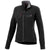 Branded Promotional PITCH MICROFLEECE LADIES JACKET in Black Solid Jacket From Concept Incentives.