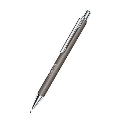 Branded Promotional SENATOR ARVENT SOFT TOUCH BALL PEN in Grey Pen From Concept Incentives.