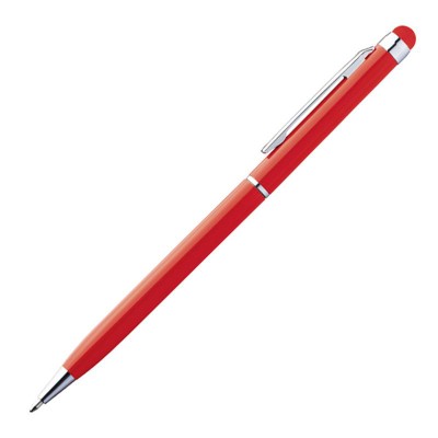 Branded Promotional NEW ORLEANS TOUCH SCREEN STYLUS BALL PEN in Red Pen From Concept Incentives.