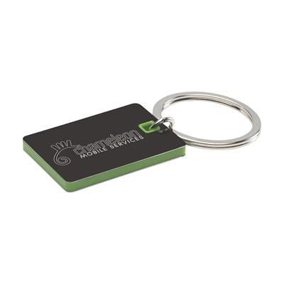 Branded Promotional CAVALLO KEYRING in Green Keyring From Concept Incentives.