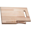 Branded Promotional LIZZANO WOOD CHOPPING BOARD with Knife in Brown Chopping Board From Concept Incentives.