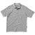 Branded Promotional FOREHAND SHORT SLEEVE MENS POLO in Sports Grey Polo Shirt From Concept Incentives.