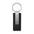 Branded Promotional LEATHERKEY KEYRING in Black Keyring From Concept Incentives.