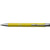 Branded Promotional ALUMINIUM METAL PUSH BUTTON BALL PEN in Yellow Pen From Concept Incentives.