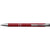 Branded Promotional ALUMINIUM METAL PUSH BUTTON BALL PEN in Red Pen From Concept Incentives.