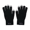 Branded Promotional TOUCH SCREEN GLOVES in Black Gloves From Concept Incentives.